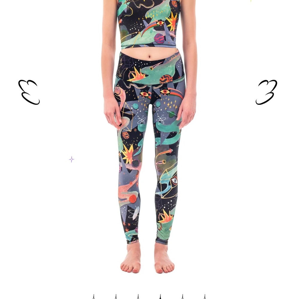 Pitaya yoga leggings